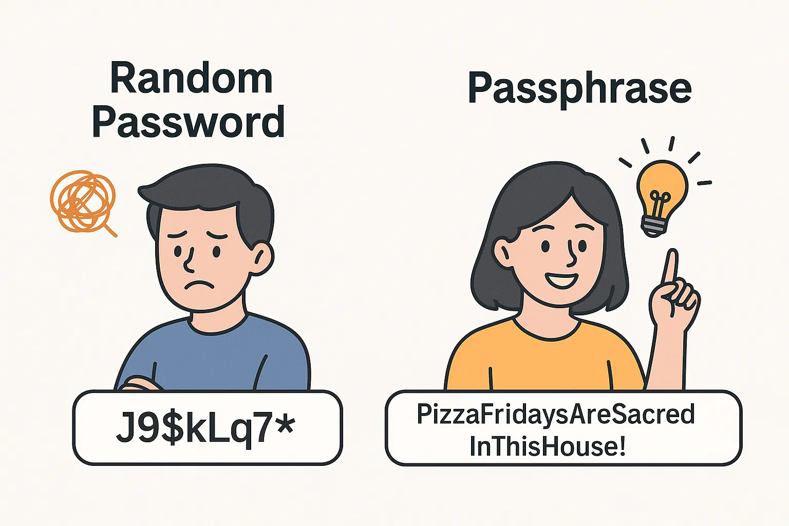 Passphrase vs Random Password